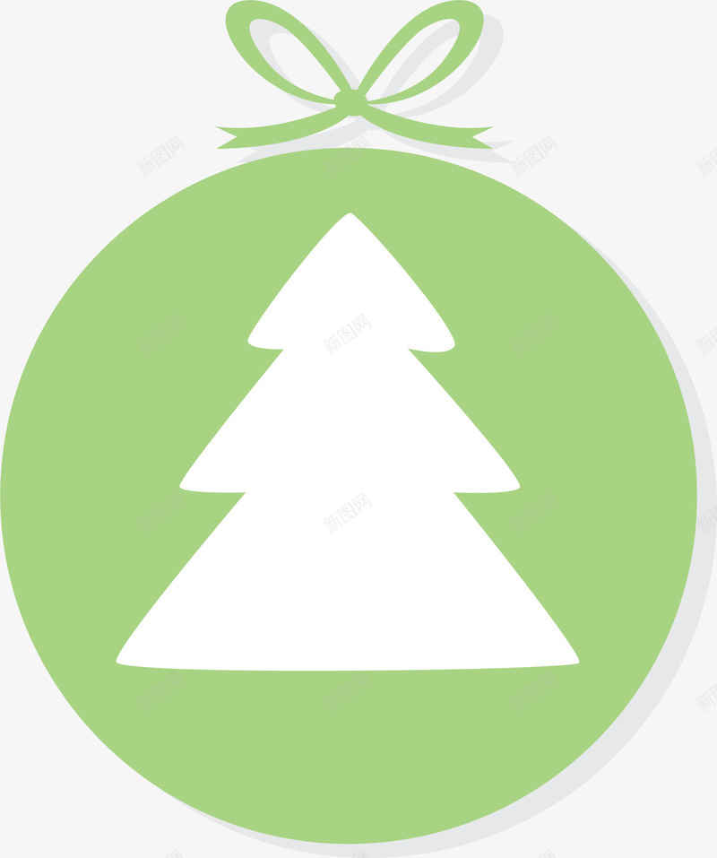绿色圣诞树彩球png免抠素材_新图网 https://ixintu.com 圣诞快乐 圣诞树 圣诞节 绿色彩球 节日挂件 装饰图案