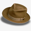 帽子麂皮绒Fedora帽子素材