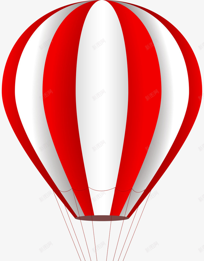 红色简约热气球png免抠素材_新图网 https://ixintu.com 旅游度假 漂浮气球 空气球 简约彩球 红色热气球 装饰图案 运输工具
