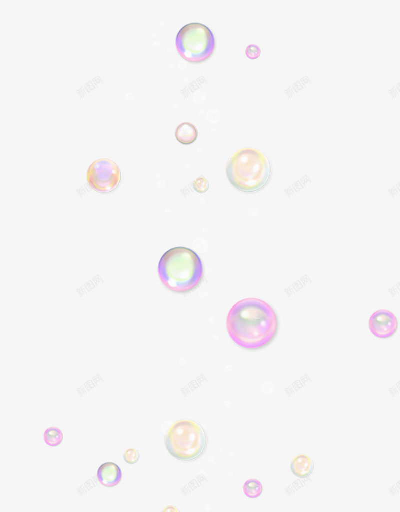 彩色气泡漂浮png免抠素材_新图网 https://ixintu.com 彩色 梦幻 气泡 泡泡 漂浮素材