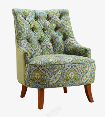 绿色沙发png免抠素材_新图网 https://ixintu.com 凳子 家具 椅子 沙发 绿色