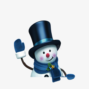 冬天里的童趣雪人装饰png免抠素材_新图网 https://ixintu.com 冬天 童趣 雪人