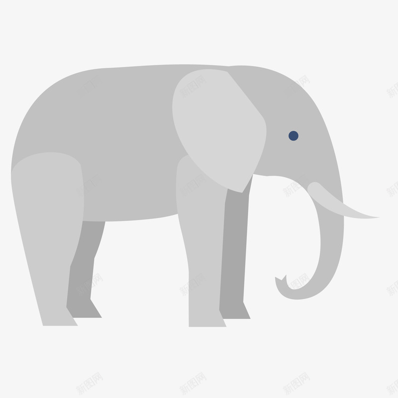 卡通森林的动物大象矢量图ai免抠素材_新图网 https://ixintu.com 动物 动物园 卡通 大自然 大象 森林 矢量图