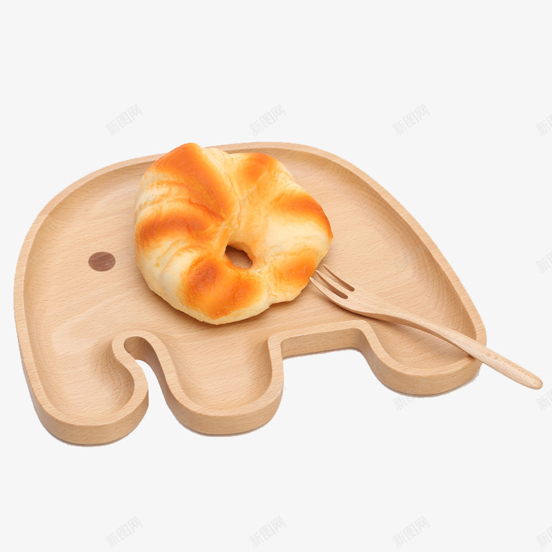 大象餐盒png免抠素材_新图网 https://ixintu.com 产品实物 儿童饭盒 木质