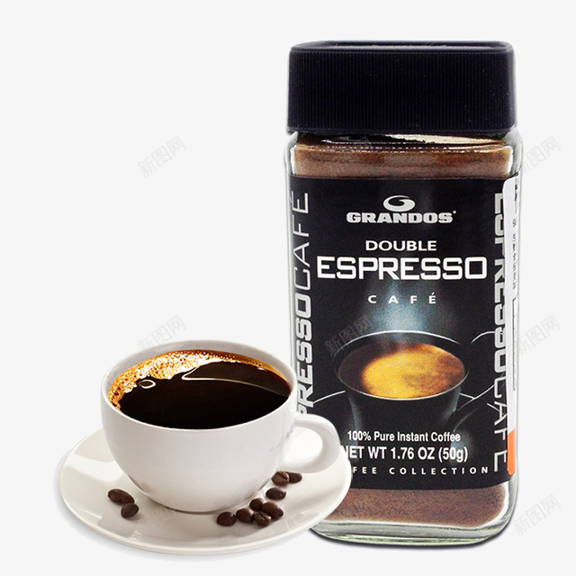 速溶咖啡png免抠素材_新图网 https://ixintu.com 产品实物图 咖啡 提升 饮品