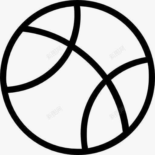篮球概述球象征图标png_新图网 https://ixintu.com 中风 嬉戏 对象 山楂运动行程 概述 球 篮球 运动