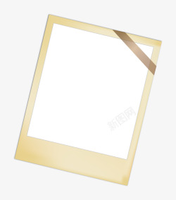 棕色条幅白色宣纸纸张高清图片