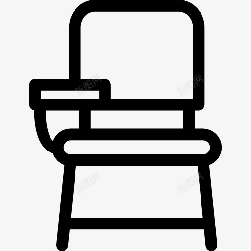 学生椅桌图标png_新图网 https://ixintu.com 学习 学校 座椅 教育 椅子 表 高中