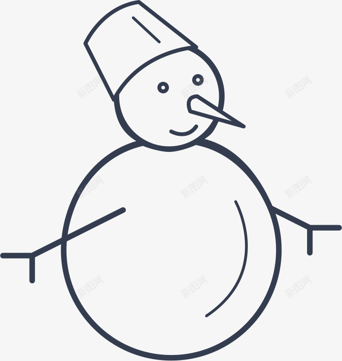 雪人Wintericons图标png_新图网 https://ixintu.com snowman 雪人