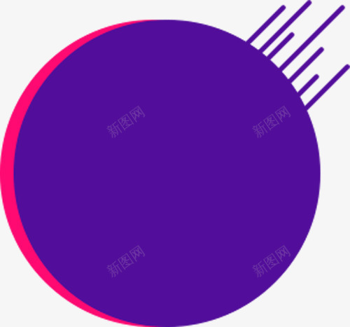 悬浮元素png免抠素材_新图网 https://ixintu.com 渐变颜色圆圈 漂浮图片 紫色圆圈