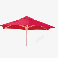 海滩设施遮阳伞高清图片