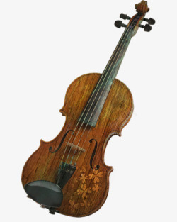古董乐器古旧小提琴高清图片