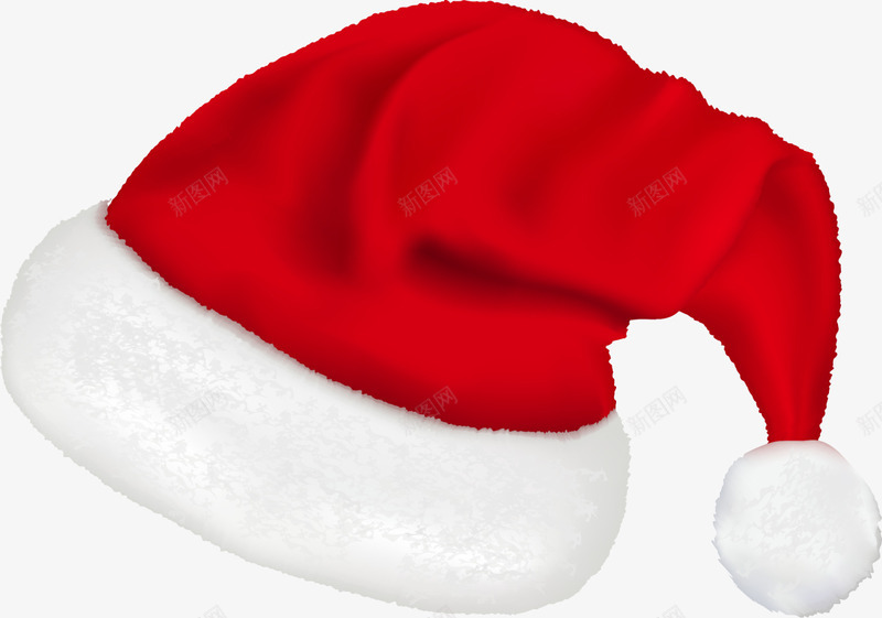 圣诞节红色圣诞帽png免抠素材_新图网 https://ixintu.com 圣诞节帽子 白色圆球 白色毛线球 童趣 红色圣诞帽 红色帽子