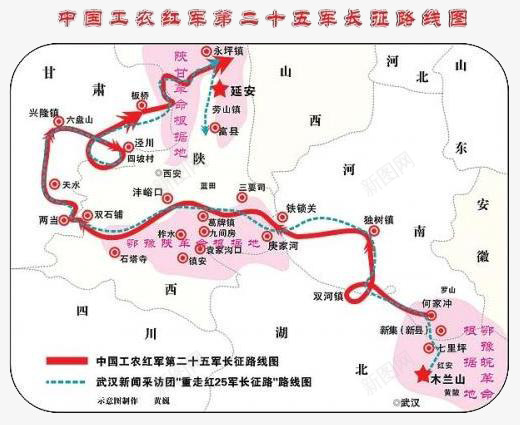 箭头指示的长征线路图png免抠素材_新图网 https://ixintu.com 箭头 线路图 长征