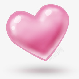 粉红色的心ColoBrushicons图标图标