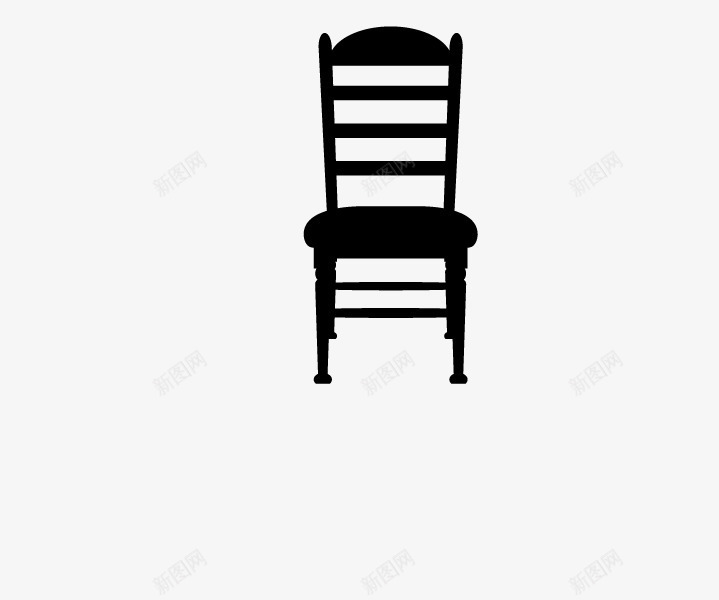 黑色椅子png免抠素材_新图网 https://ixintu.com 剪影 家具 家居 椅子 黑色
