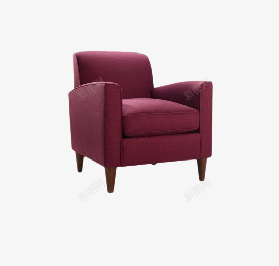 软皮家具椅子png免抠素材_新图网 https://ixintu.com 产品 厂家直供 家具批发 沙发 紫色