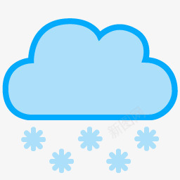 下雪icon图标png_新图网 https://ixintu.com 大雪 天气