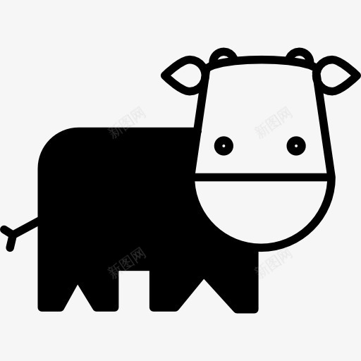 奶牛的卡通变图标png_新图网 https://ixintu.com 卡通 卡通牛 牛 牛的变种 自然