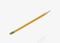 木质黄色铅笔素材