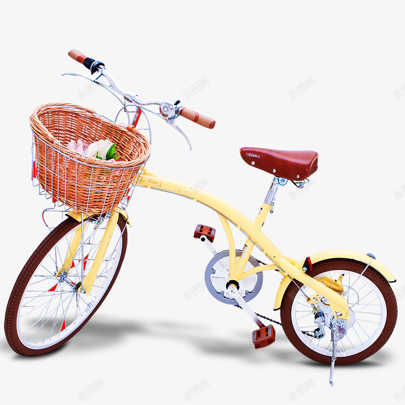 自行车png免抠素材_新图网 https://ixintu.com 女士自行车 小型自行车 绿色出行