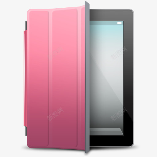 iPad黑色粉色图标png_新图网 https://ixintu.com black computer cover hardware ipad pink tablet 封面 平板电脑 电脑 硬件 粉红色的 黑色的