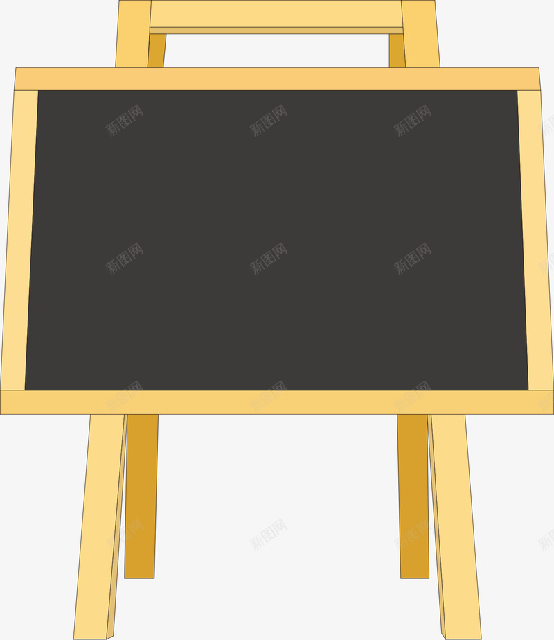 木质小黑板png免抠素材_新图网 https://ixintu.com 卡通黑板 小黑板 木质小黑板 矢量小黑板