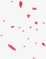红色漂浮卡通几何图形png免抠素材_新图网 https://ixintu.com 几何图形 卡通 漂浮 红色