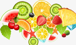 冬季水果水果合集饮品高清图片