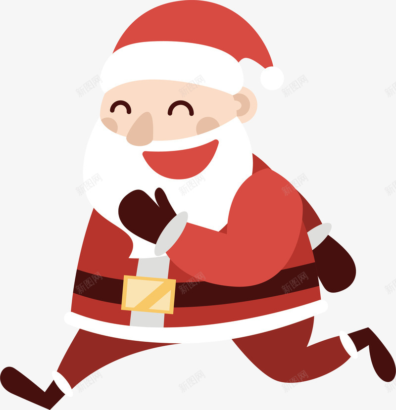 奔跑的圣诞老人png免抠素材_新图网 https://ixintu.com 圣诞老人 圣诞节 奔跑 装饰图 装饰画