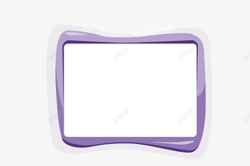 紫色商品展示背景框png免抠素材_新图网 https://ixintu.com 紫色 背景框