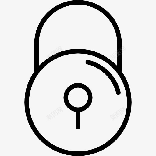 锁图标png_新图网 https://ixintu.com 堵塞 安全的 安全系统 挂锁 私人的 锁定