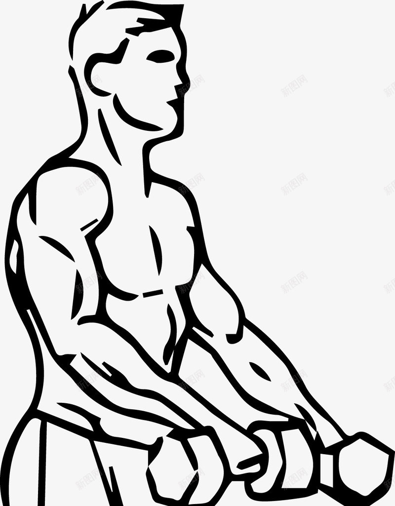 手绘肌肉男人矢量图图标ai_新图网 https://ixintu.com 人物 卡通人物 卡通男人 强壮肌肉男 手绘男人 男人 男人人物 男人头像 男人手绘 男孩 矢量图 肌肉 运动 锻炼