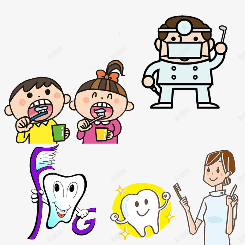 护士牙齿牙科png免抠素材_新图网 https://ixintu.com png png素材 刷牙 护士 护士节 牙科 牙齿