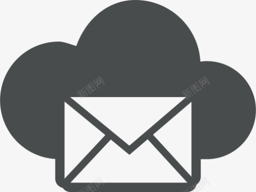 关闭云通信电子邮件信封信邮件云图标图标