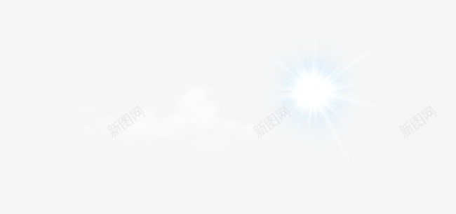 太阳星光效果元素云朵和太阳png免抠素材_新图网 https://ixintu.com 云朵和太阳 太阳 效果元素 星光