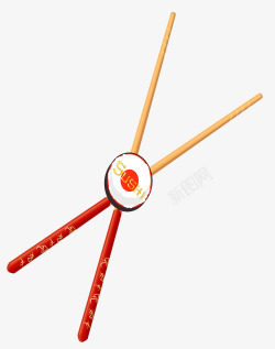 筷子矢量图素材