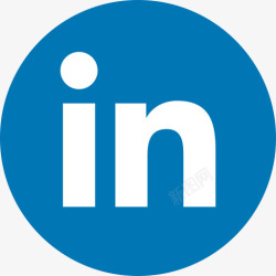 消息界面圈LinkedIn标志媒体网络图标高清图片