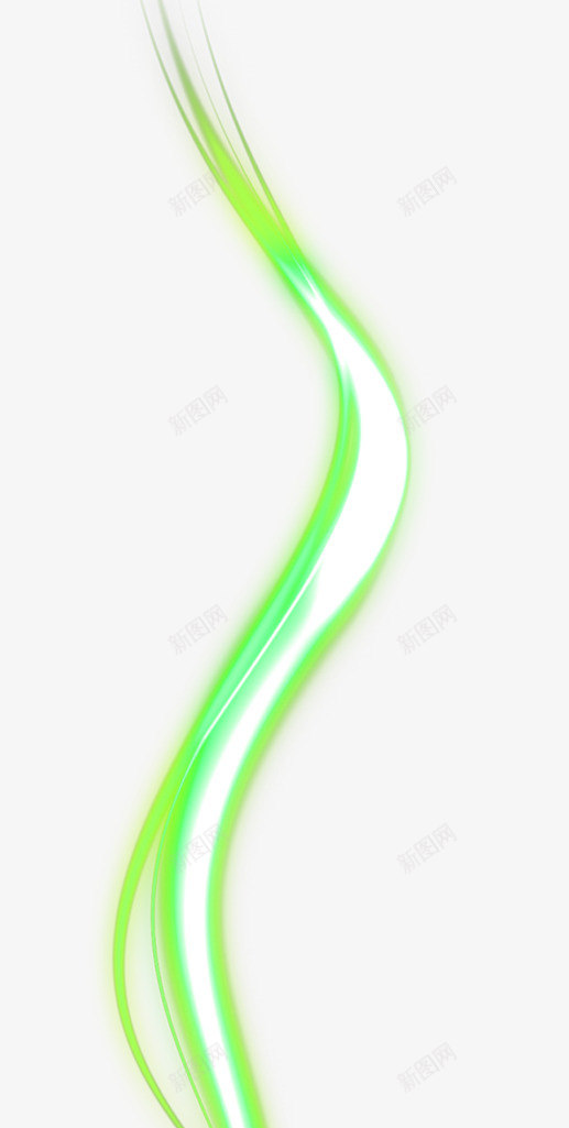 绿色科技线条光感png免抠素材_新图网 https://ixintu.com 光感 科技 科技光效 科技线条 线条 绿色 装饰光感