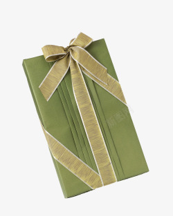 淡绿色长方形礼物盒素材