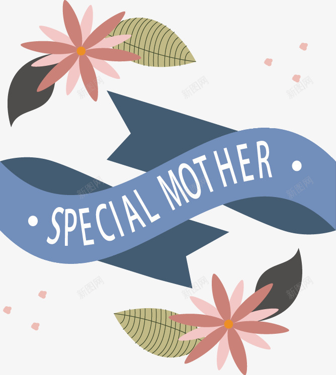 妈妈母亲节png免抠素材_新图网 https://ixintu.com 卡片 妈妈 字体设计 感恩 母亲节 母亲节快乐 矢量素材 花纹 贺卡