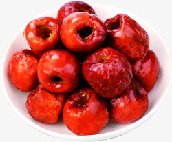 红色香脆冬枣食物素材