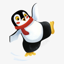 企鹅免扣PNG图卡通企鹅图高清图片