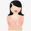 胸罩粉红色的丝带女性pinkpng免抠素材_新图网 https://ixintu.com Bra pink ribbon women 丝带 女性 粉红色的 胸罩