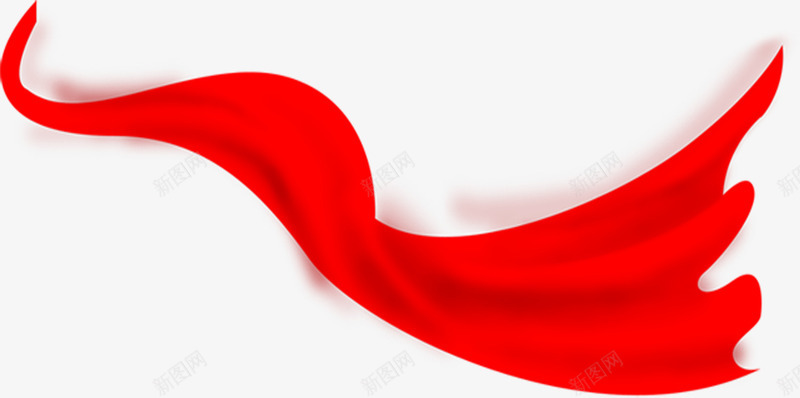 漂浮活动红色彩带png免抠素材_新图网 https://ixintu.com 彩带 活动 漂浮 红色