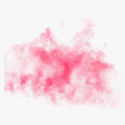 烟雾萦绕漂浮红色云烟高清图片
