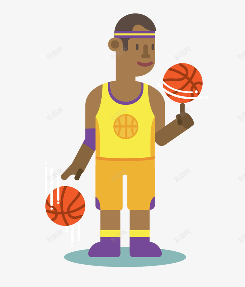 黑人篮球运动员png免抠素材_新图网 https://ixintu.com 卡通 卡通篮球运动员 矢量卡通黑人 矢量图形 矢量篮球运动员 矢量运动员 黑人篮球运动员 黑人运动员