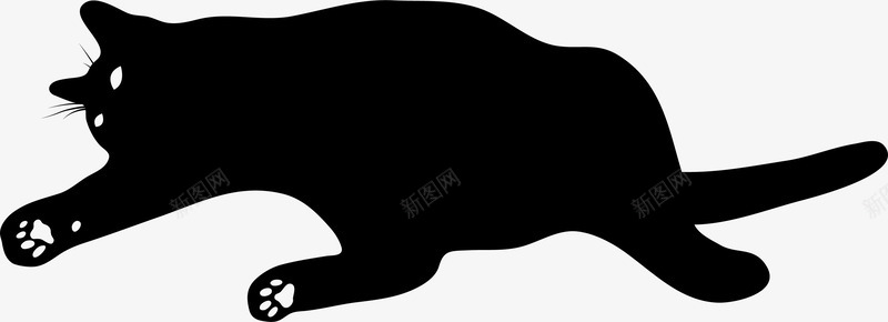 睡着的小猫矢量图图标ai_新图网 https://ixintu.com 卡通猫咪 小猫 猫咪 猫咪手绘 猫咪简笔画 睡觉 简笔猫咪 矢量图