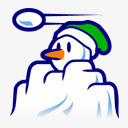运动的雪人png免抠素材_新图网 https://ixintu.com 打雪仗 白色 雪人