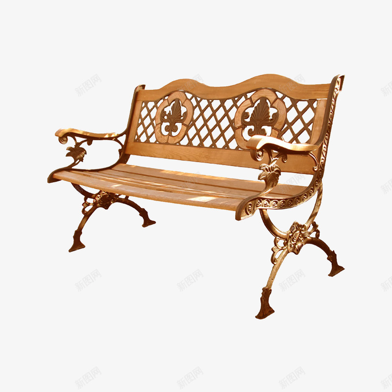 公园一角复古长凳png免抠素材_新图网 https://ixintu.com 椅子 白色 长凳 高清